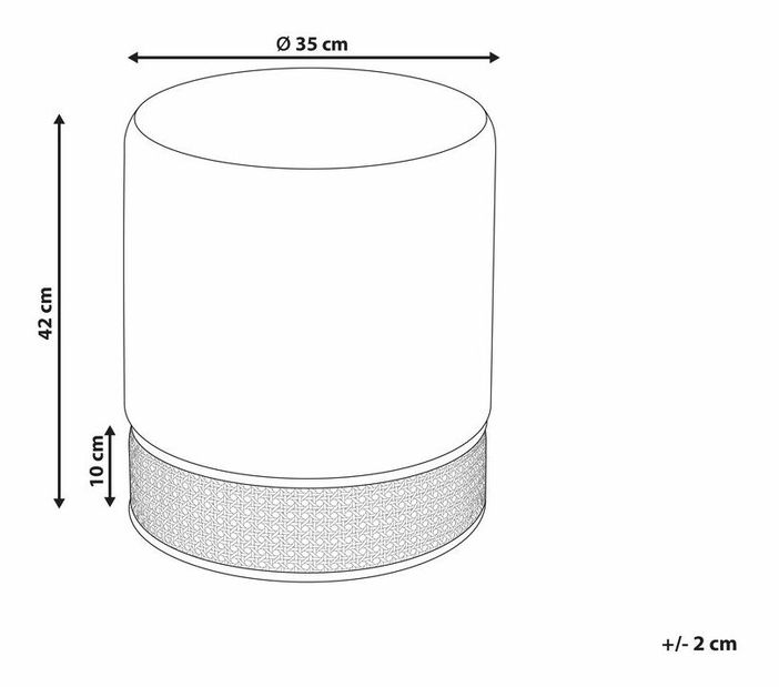 Taburetka Yahir (béžová)