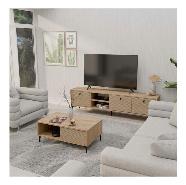 Sestava nábytku do obývacího pokoje Settle 1 (dub)