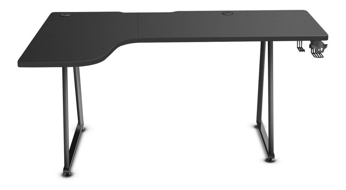 Rohový PC stolek Hyperion 7.7 (černá)