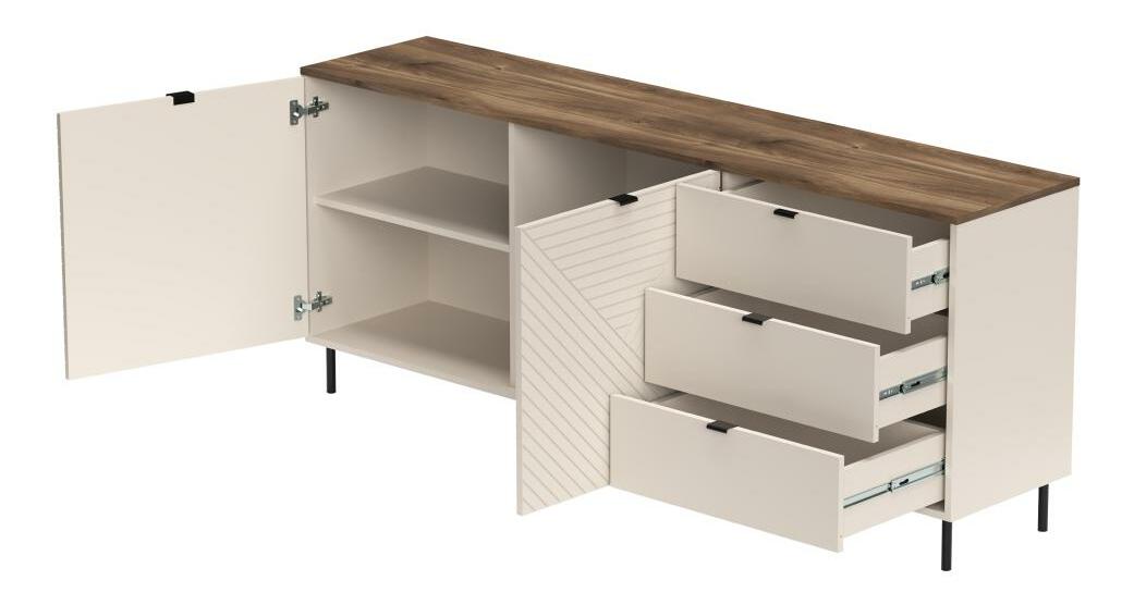 Komoda Explicaba (kašmír + dub castello)