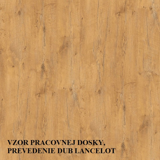 Horní rohová skříňka Velaga 58x58 GN-72 1F (bílý lesk + dub lancelot)