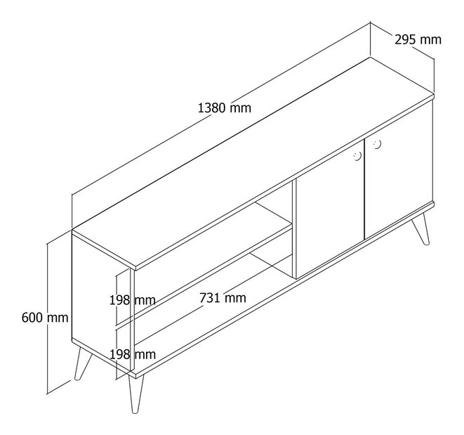 TV stolek/stojan Every 2