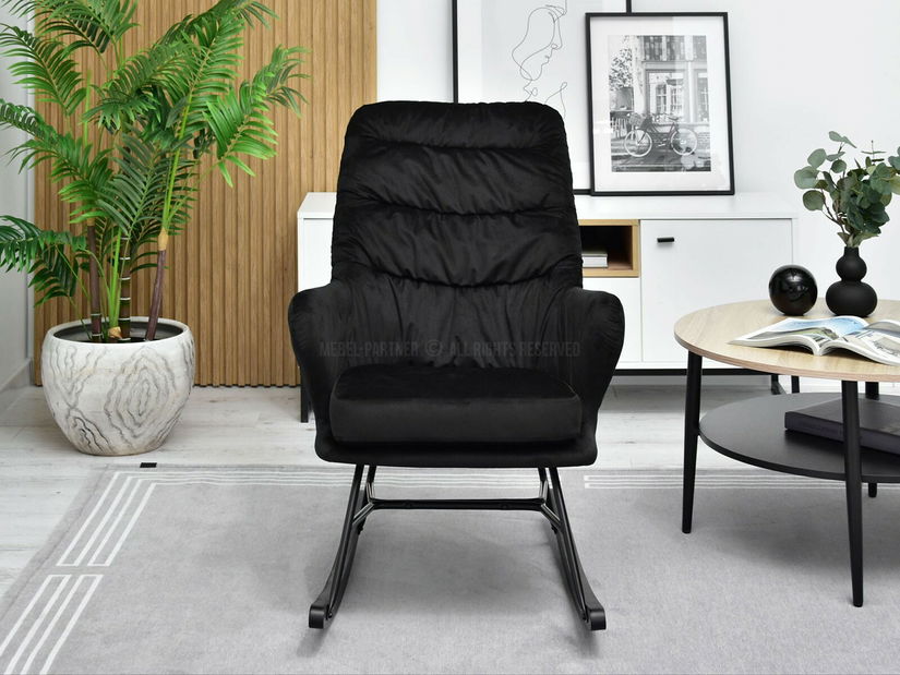 Křeslo Lusil (černá)