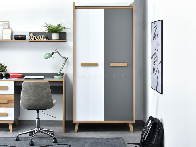 Šatní skříň Sobrepuso S01 (bílá)