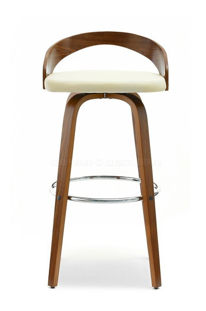 Židle Haime (oříšková + chromová)