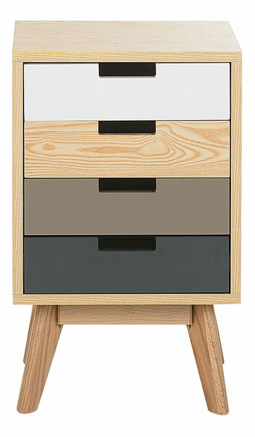 Komoda CRAN (MDF) (světlé dřevo)