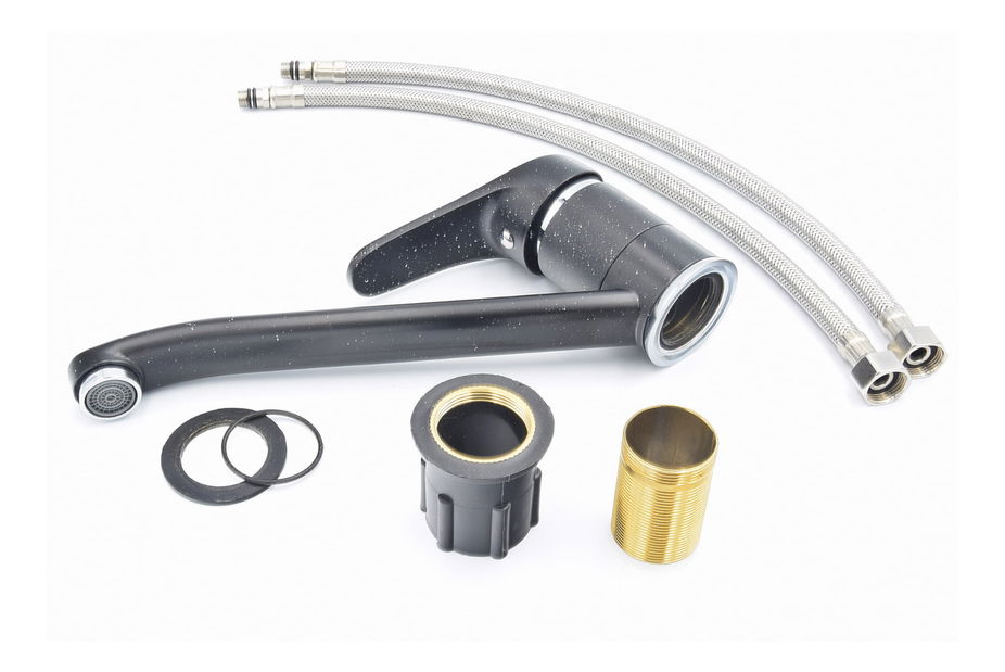 Vodovodní baterie Rexen (černá granit)