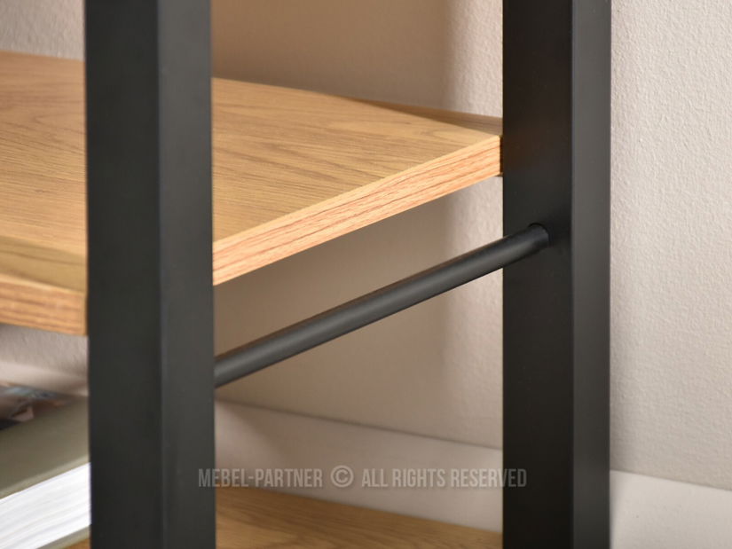 TV stolek/skříňka Elena (dub + černá)