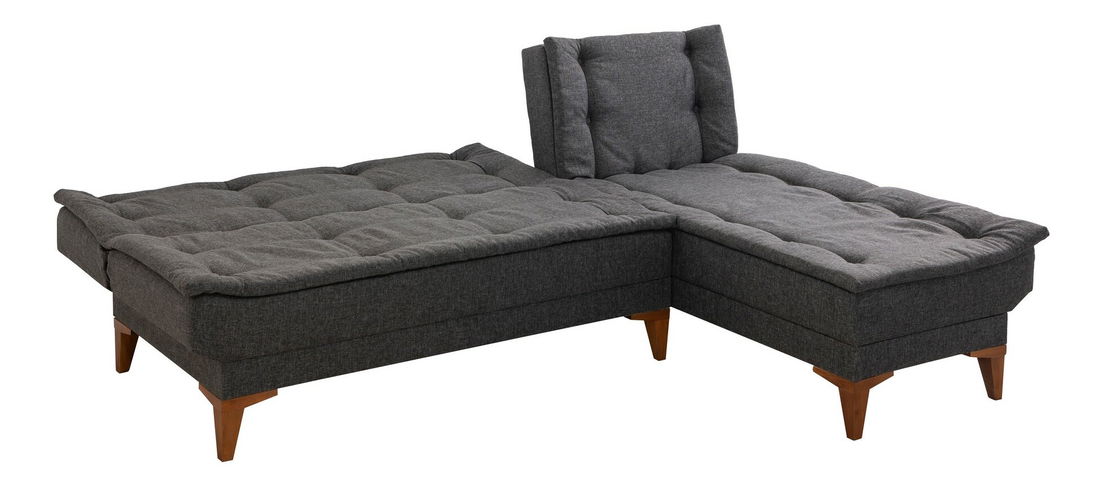 Rohová sedačka Santic (antracit)