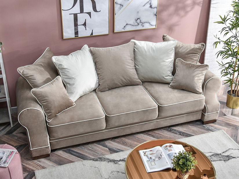 Pohovka trojsedačka Taskent (béžová)