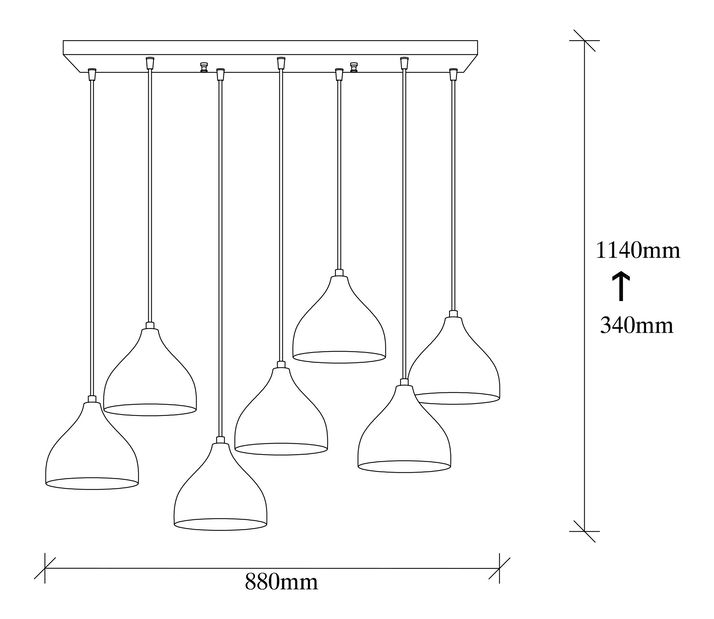 Stropní svítidlo Tania 6222