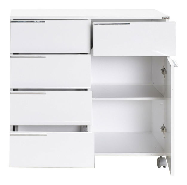 Komoda na kolečkách Aderyn 2 (bílá)