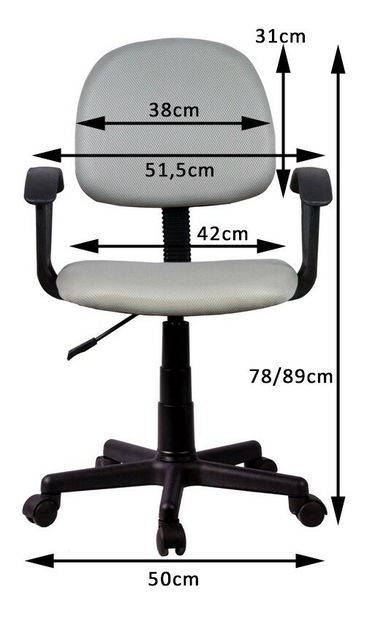 Dětská židle Farah (červená)