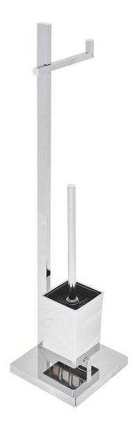 Držák na toaletní papír Umberto (stříbrná)