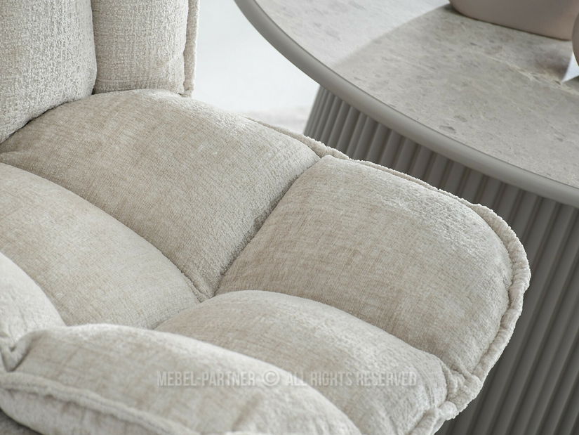 Křeslo Jaspier (béžová + krémová)