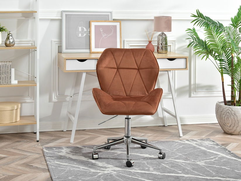 Křeslo Velma M (měděná + chromová)