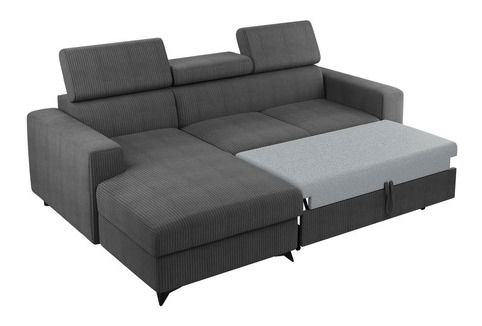 Rohová sedačka Laviosuna Premium (béžová) (s úl. prostorem) (L)