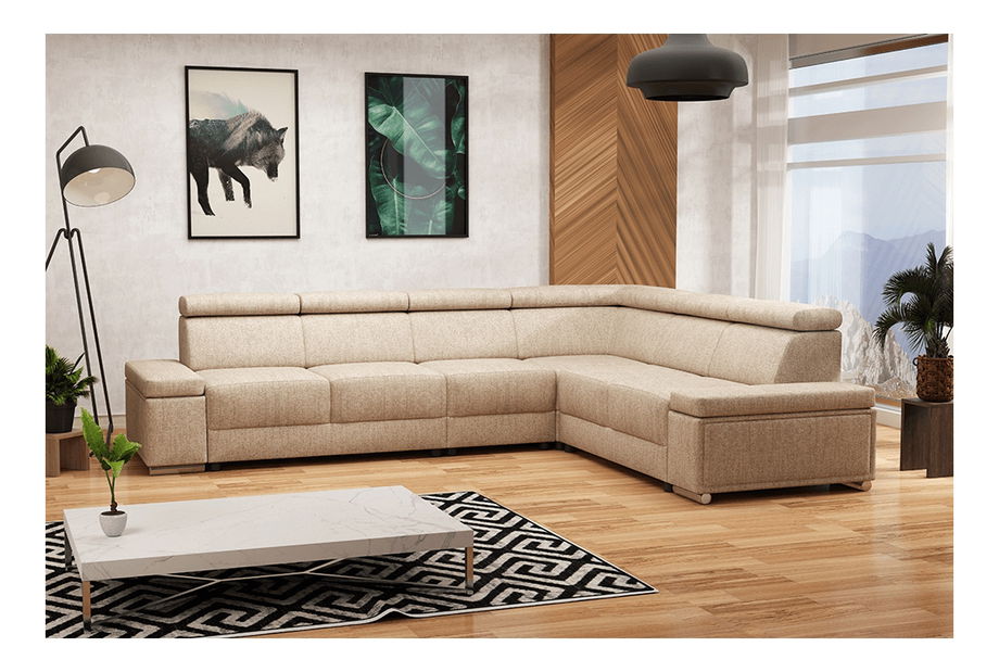 Opěrka na ruce Buba (sivobéžová) (L)