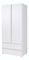 Šatní skříň Cortez C 2 (bílá)