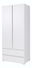 Šatní skříň Cortez C 2 (bílá)