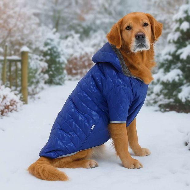 Bunda pro psa Bluje (modrá) (5XL)