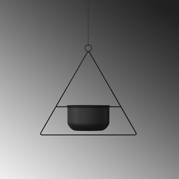 Dekorativní hrnec Huzaifa (černá)