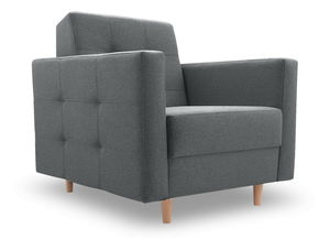 Křeslo Gerd (tmavě šedá)