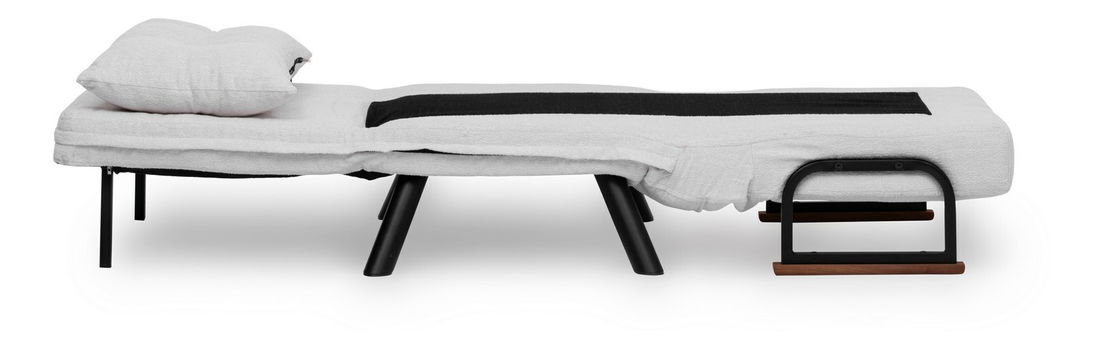 Rozkládací křeslo Sandy (krémová)