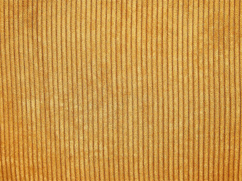 Sada 2 ozdobných polštářů 47 x 27 cm Zinny (žlutá)