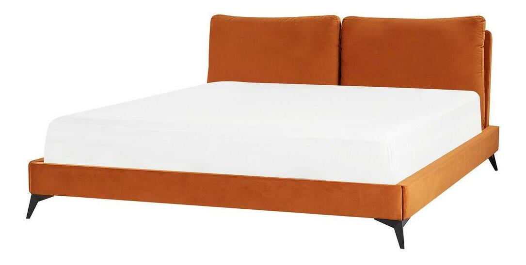Manželská postel 180 cm Mellody (oranžová)