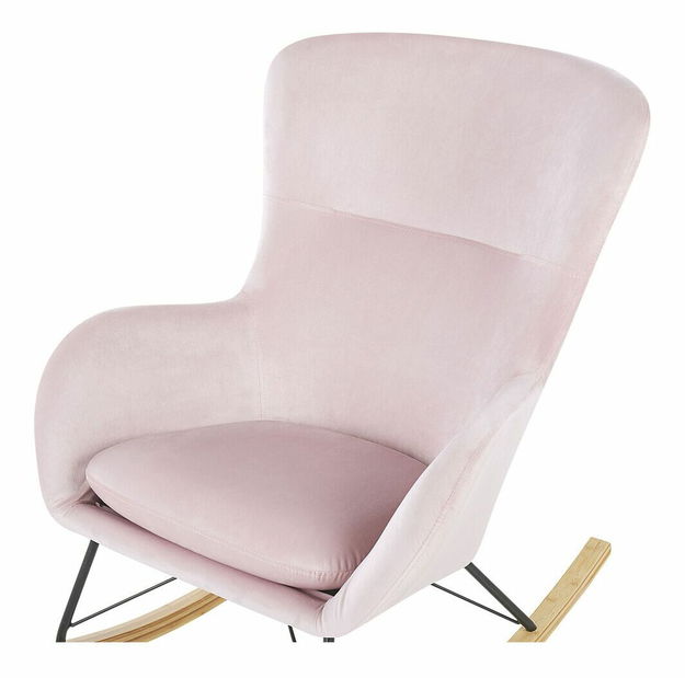Houpací křeslo Esmae (růžová)