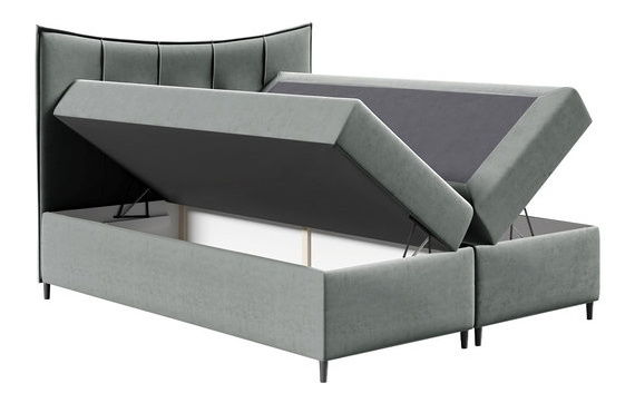 Manželská postel 180 cm Wilandra (tmavě hnědá)