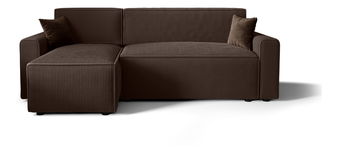 Rohová sedací souprava Mirage Bis Sed (tmavě hnědá) (L)