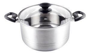 Kastrol s pokličkou Lamart Leger 24cm (stříbrná)