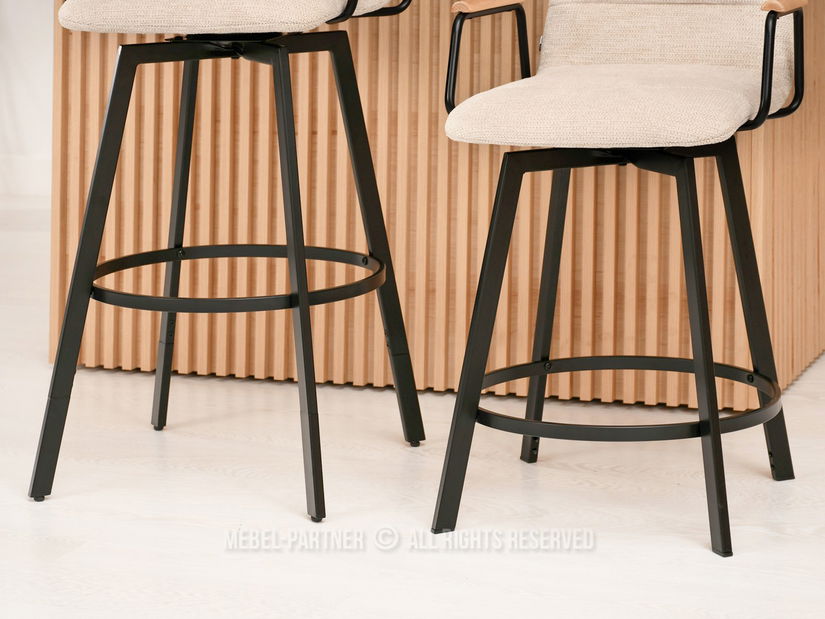 Židle Jindřich (krémová + černá)