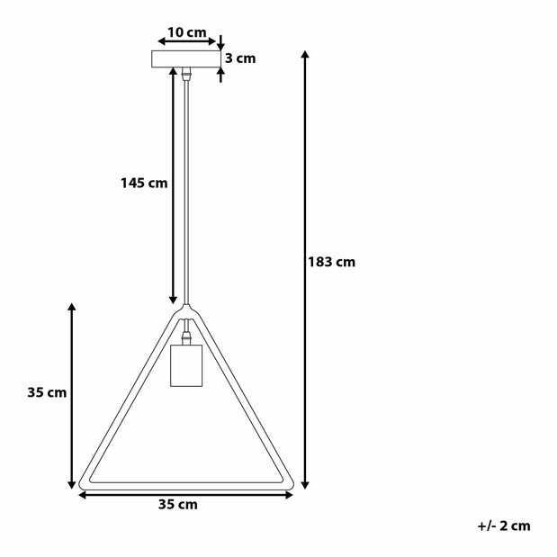 Závěsná lampa Jurta (světle šedá)