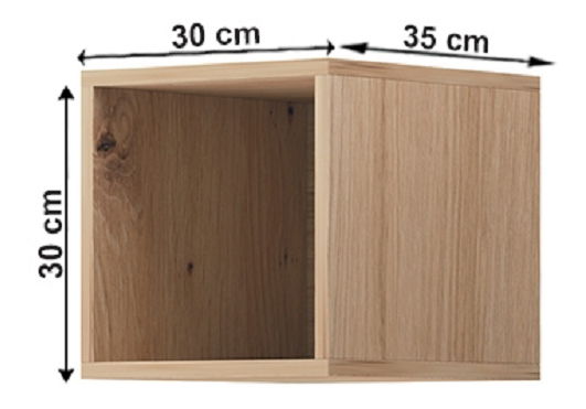 Uzavřená polička Svaren ER 30 (dub artisan)