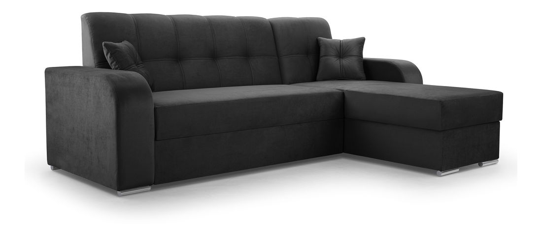 Rohová sedací souprava Ottawa (grafit) (P)