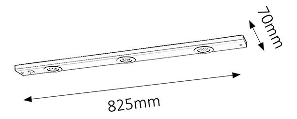 Podhledové svítidlo Long Light 2350 (bílá)