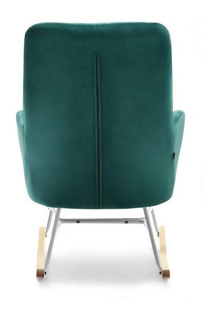 Křeslo Florida (zelená + buk černý)