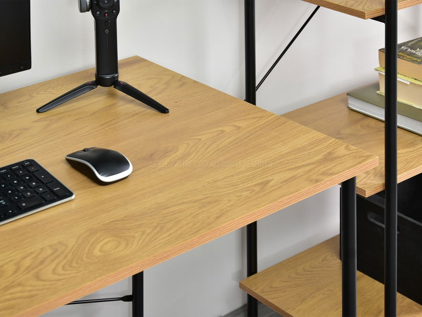 PC stolek Almasa A1 (dub + černá)