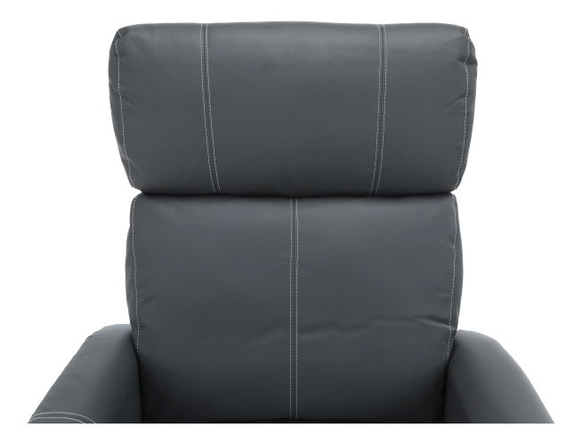 Relaxační křeslo Francesco CH-113100 kůže PU šedá