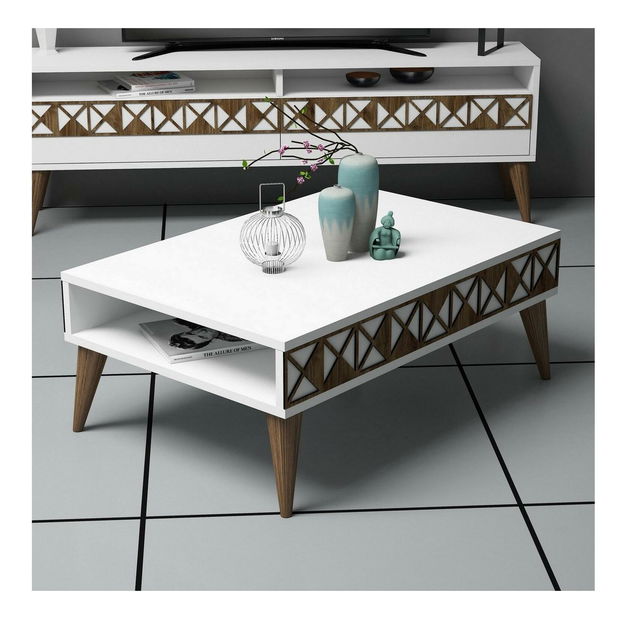 Konferenční stolek Loop (bílá)