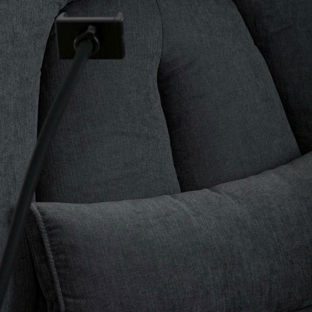 Polohovací křeslo Teniente (šedá)