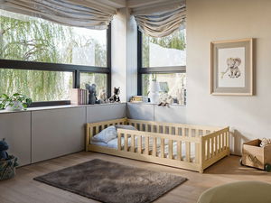 Dětská postel 90x200 cm Belaccino (borovice) (s roštem)