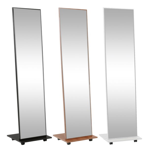 Zrcadlo na kolečkách NM-808 Nepta (hnědá) *výprodej