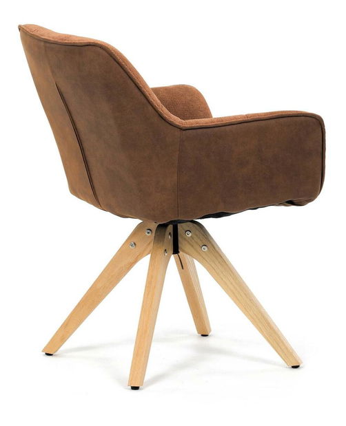 Jídelní židle Hicimos (hnědá)