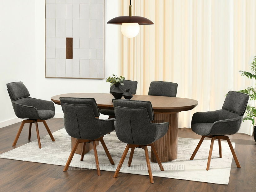 Jídelní židle Distorsion (grafitová)