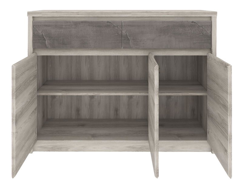 Komoda Japon 1 (kaštan nairobi + onyx)