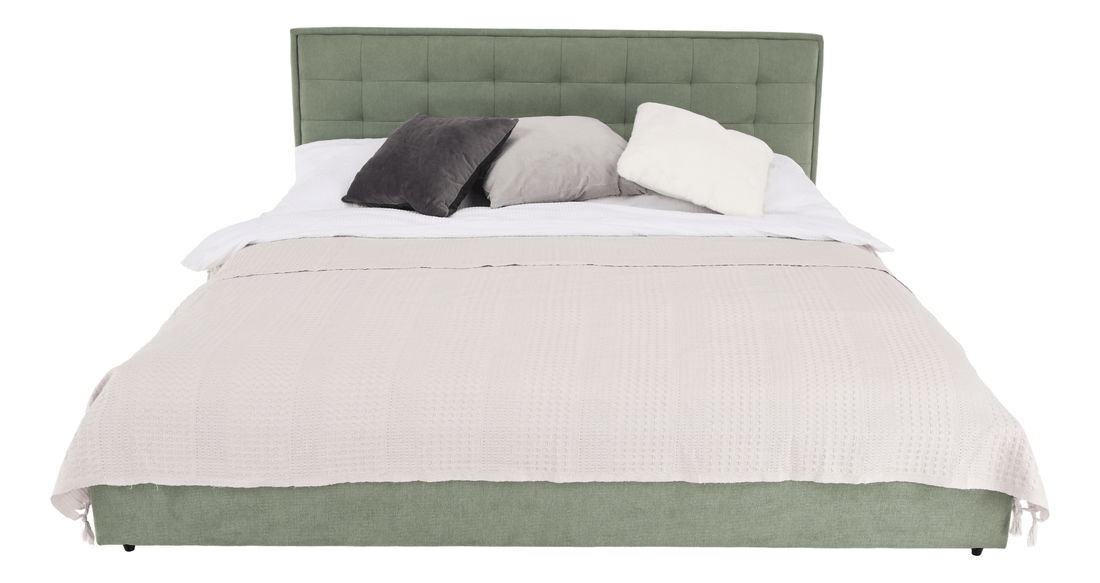 Manželská postel 160 cm Essie (s roštem) (mentolová)